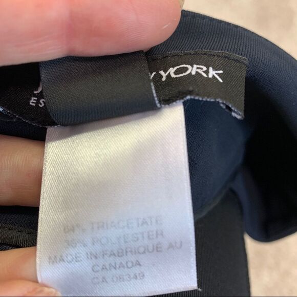 Jones New York essentials black work career lined dress pant trousers 6 - Picture 7 of 14